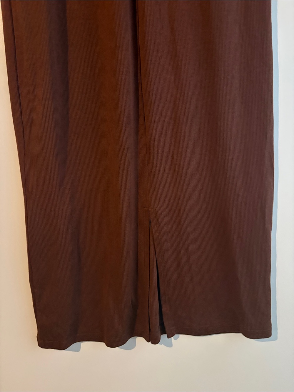 Quince Tencel Sleeveless Tank Bodycon Dress in Chocolate Brown NWT - Picture 13 of 13
